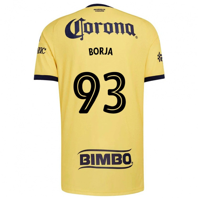 Danxen Homem Camisola Miguel Borja #93 Amarelo Vermelho Preto Principal 2026/27 Camisa Brasil