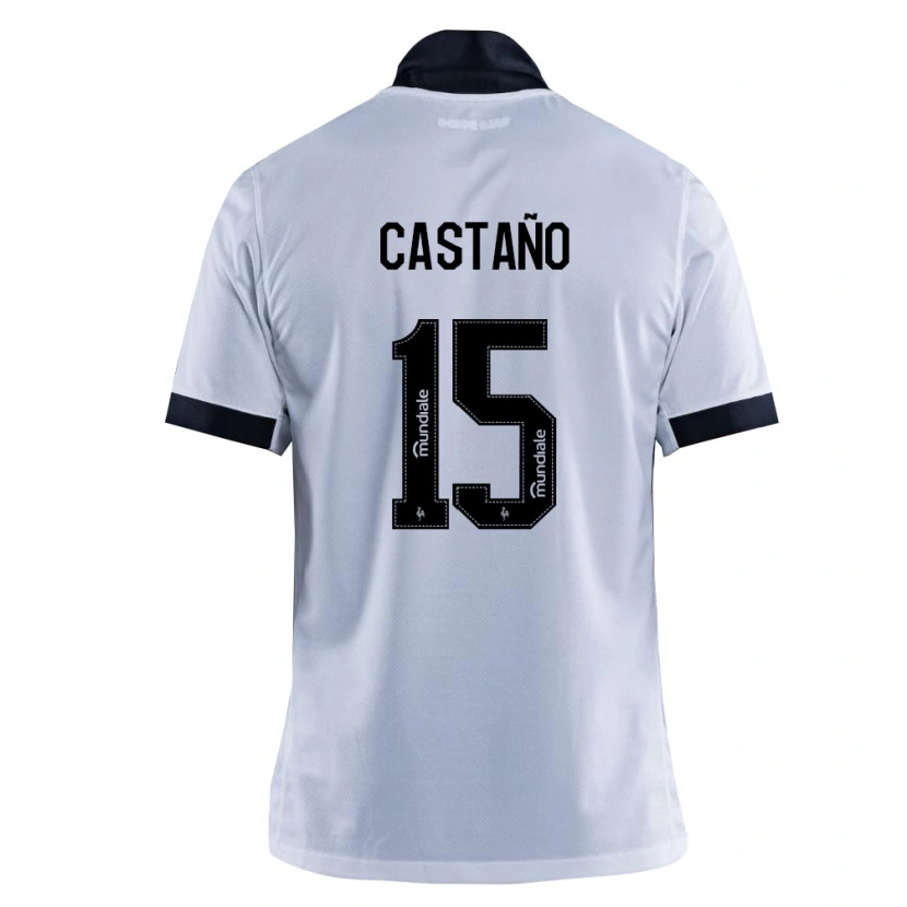 Danxen Homem Camisola Kevin Castaño #15 Preto Branco Alternativa 2026/27 Camisa Brasil