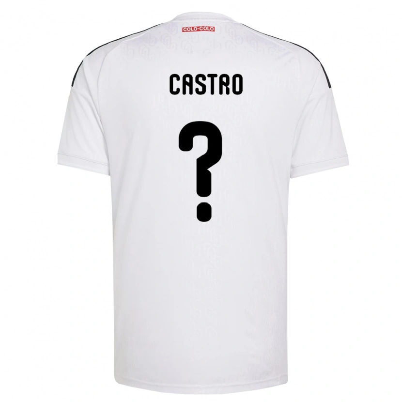 Danxen Mulher Camisola Benjamín Castro #0 Branco Preto Principal 2026/27 Camisa Brasil