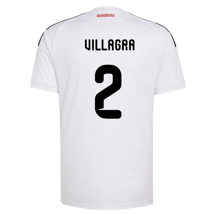 Danxen Mulher Camisola Jonathan Villagra #2 Branco Preto Principal 2026/27 Camisa Brasil