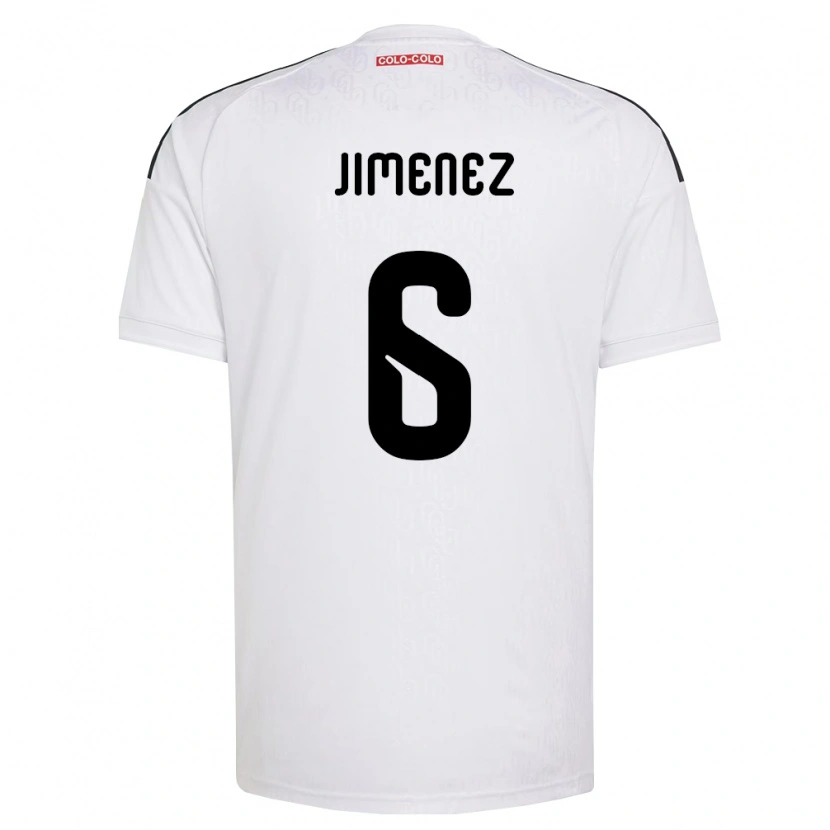 Danxen Mulher Camisola Yastin Jiménez #6 Branco Preto Principal 2026/27 Camisa Brasil
