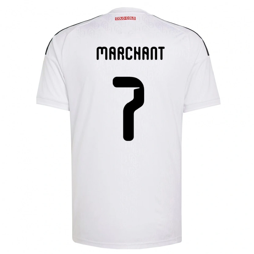Danxen Mulher Camisola Francisco Marchant #7 Branco Preto Principal 2026/27 Camisa Brasil
