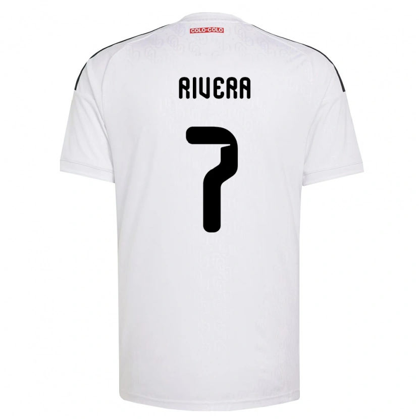 Danxen Mulher Camisola Francisco Rivera #7 Branco Preto Principal 2026/27 Camisa Brasil