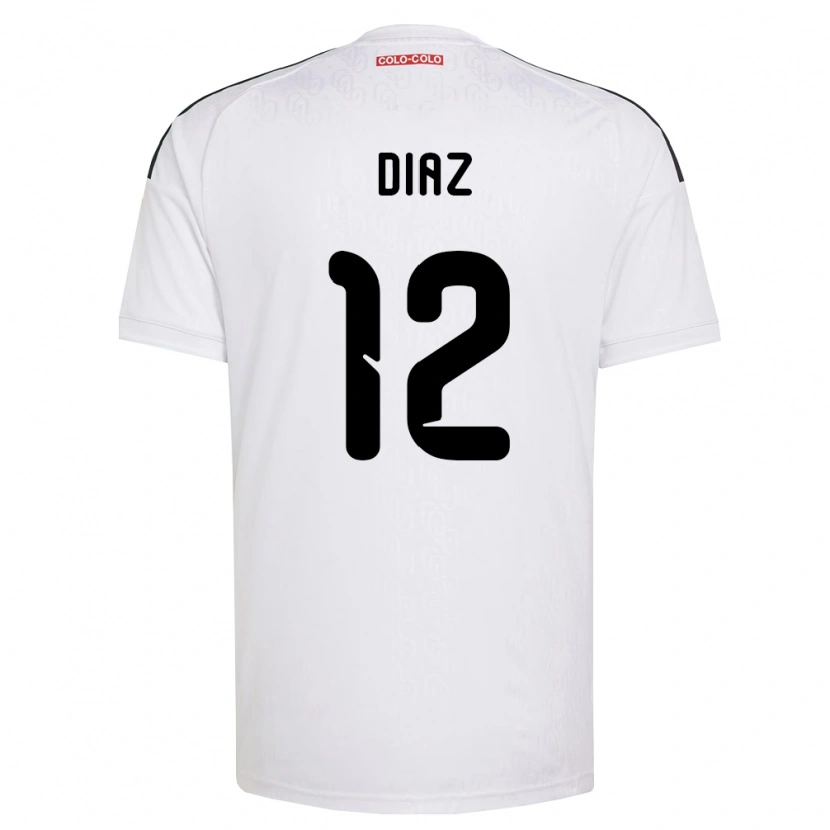 Danxen Mulher Camisola Javiera Díaz #12 Branco Preto Principal 2026/27 Camisa Brasil