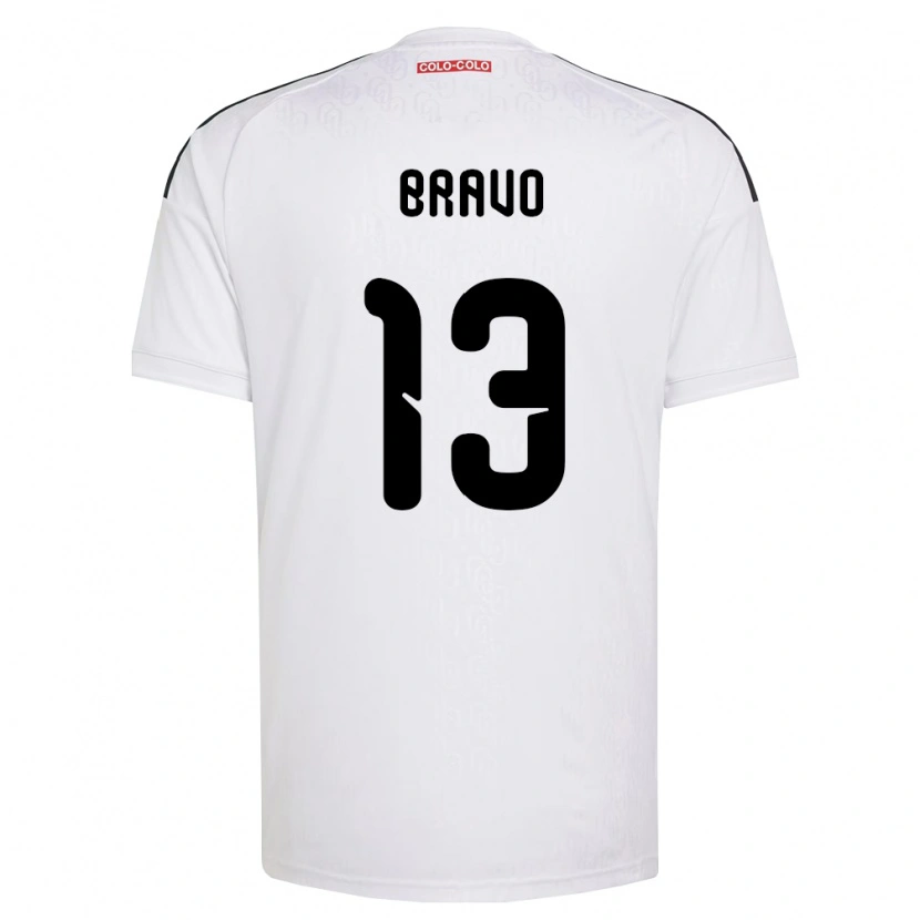 Danxen Mulher Camisola Santiago Bravo #13 Branco Preto Principal 2026/27 Camisa Brasil