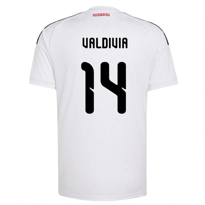 Danxen Mulher Camisola Felipe Valdivia #14 Branco Preto Principal 2026/27 Camisa Brasil