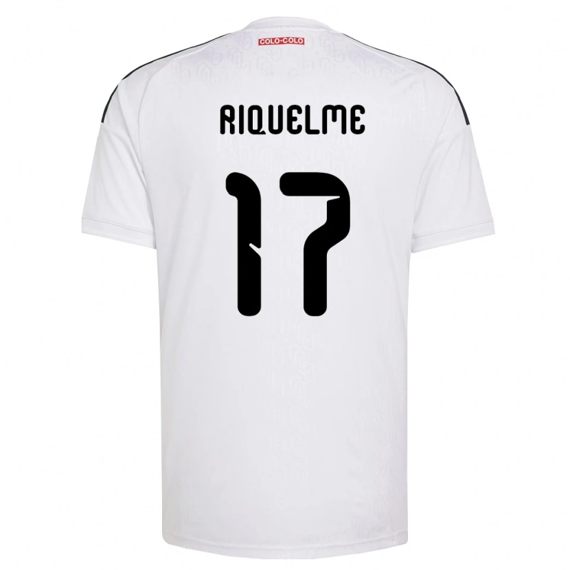 Danxen Mulher Camisola Cristián Riquelme #17 Branco Preto Principal 2026/27 Camisa Brasil