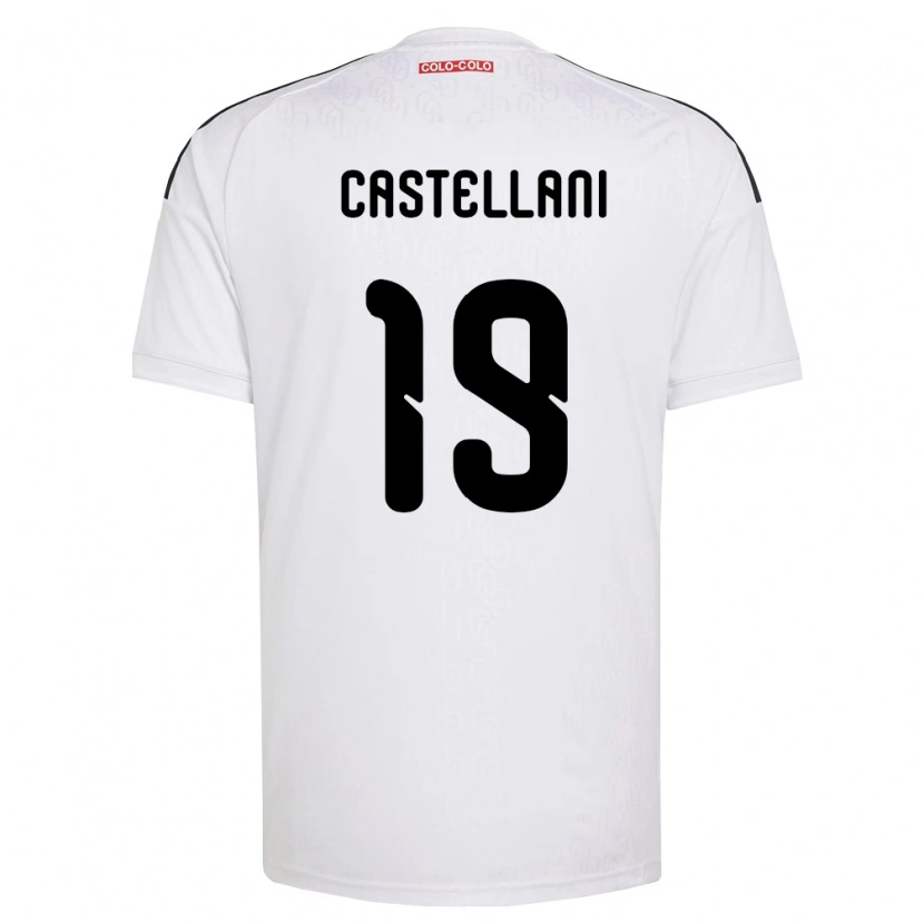 Danxen Mulher Camisola Gonzalo Castellani #19 Branco Preto Principal 2026/27 Camisa Brasil