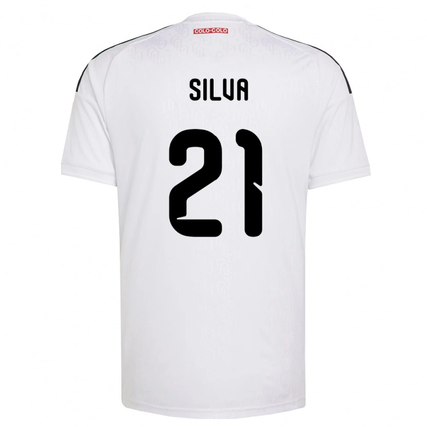 Danxen Mulher Camisola Agustin Silva #21 Branco Preto Principal 2026/27 Camisa Brasil