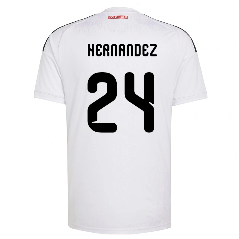 Danxen Mulher Camisola Leandro Hernández #24 Branco Preto Principal 2026/27 Camisa Brasil