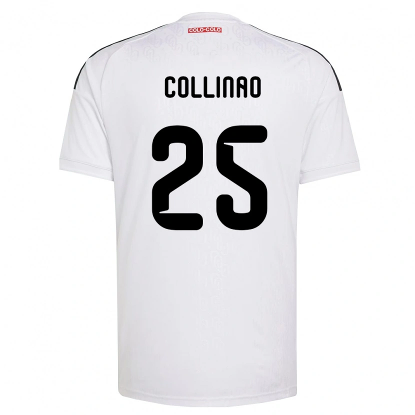Danxen Mulher Camisola Margarita Collinao #25 Branco Preto Principal 2026/27 Camisa Brasil