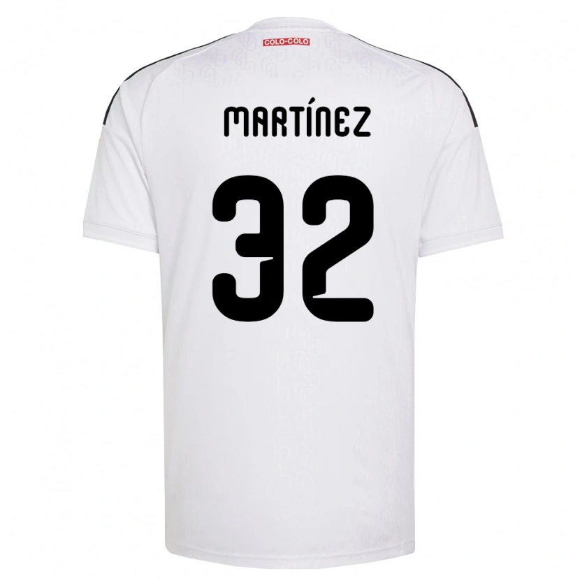 Danxen Mulher Camisola Vicente Martínez #32 Branco Preto Principal 2026/27 Camisa Brasil