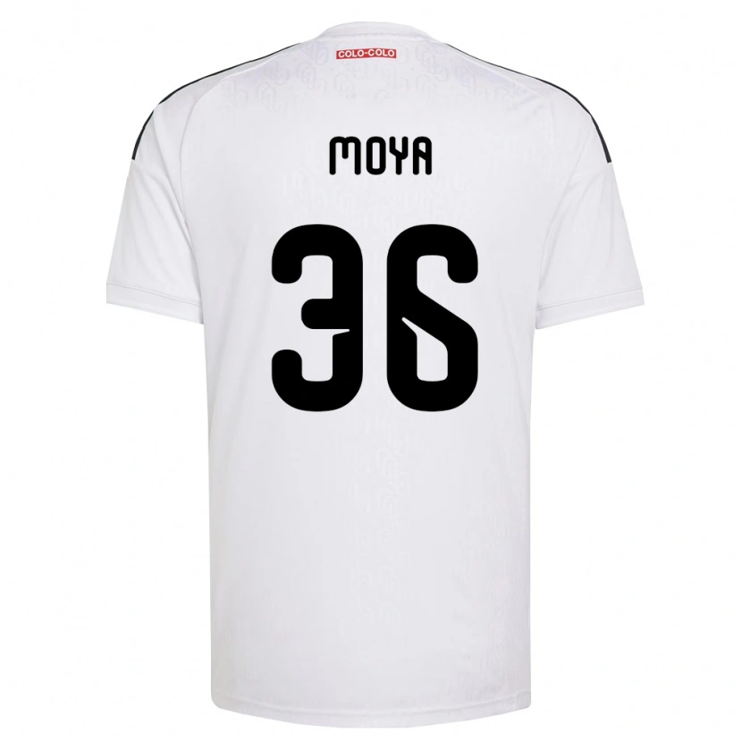 Danxen Mulher Camisola Matías Moya G. #36 Branco Preto Principal 2026/27 Camisa Brasil
