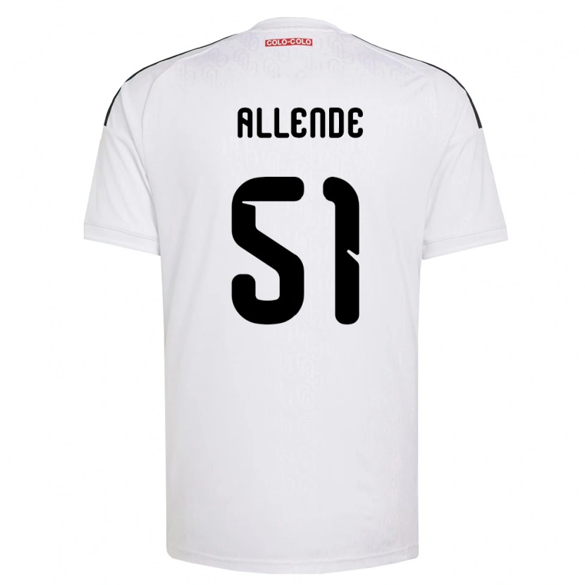 Danxen Mulher Camisola Pierre Allende #51 Branco Preto Principal 2026/27 Camisa Brasil