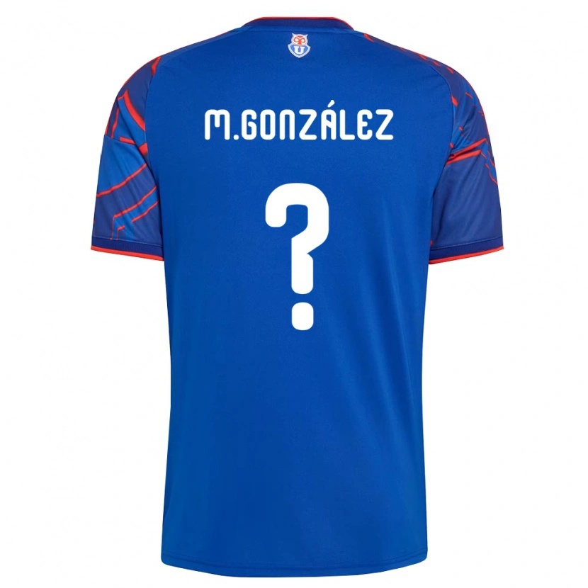 Danxen Mulher Camisola Matías González #0 Azul Real Vermelho Principal 2026/27 Camisa Brasil
