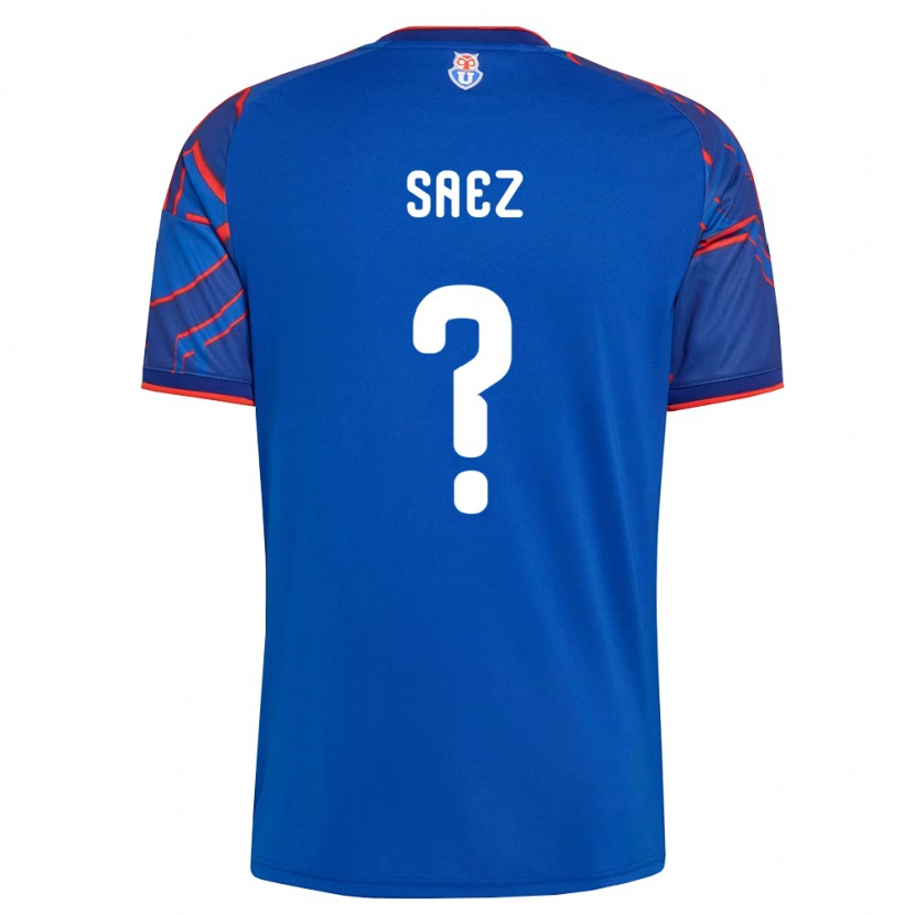 Danxen Mulher Camisola Ignacio Sáez #0 Azul Real Vermelho Principal 2026/27 Camisa Brasil