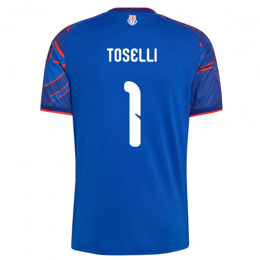 Danxen Mulher Camisola Cristopher Toselli #1 Azul Real Vermelho Principal 2026/27 Camisa Brasil