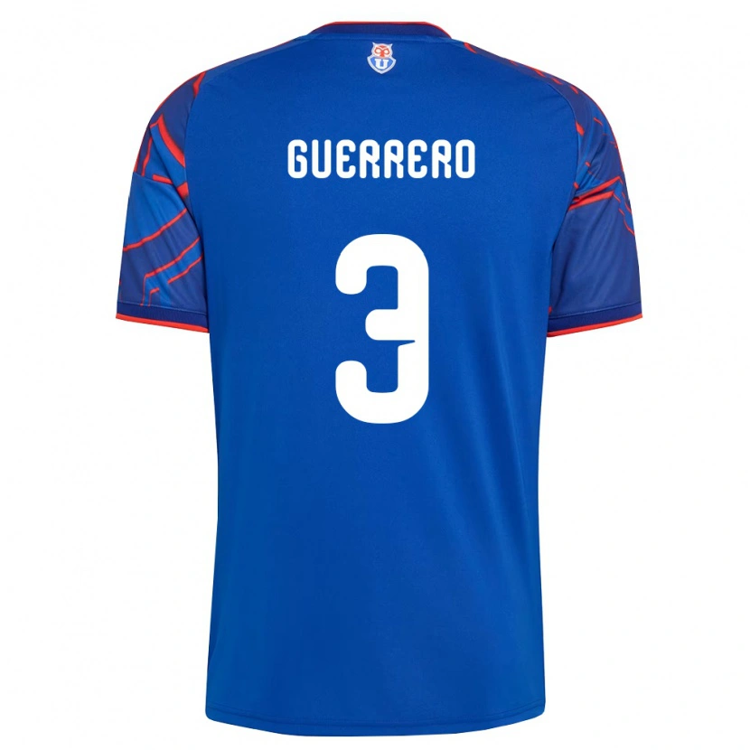 Danxen Mulher Camisola Carla Guerrero #3 Azul Real Vermelho Principal 2026/27 Camisa Brasil