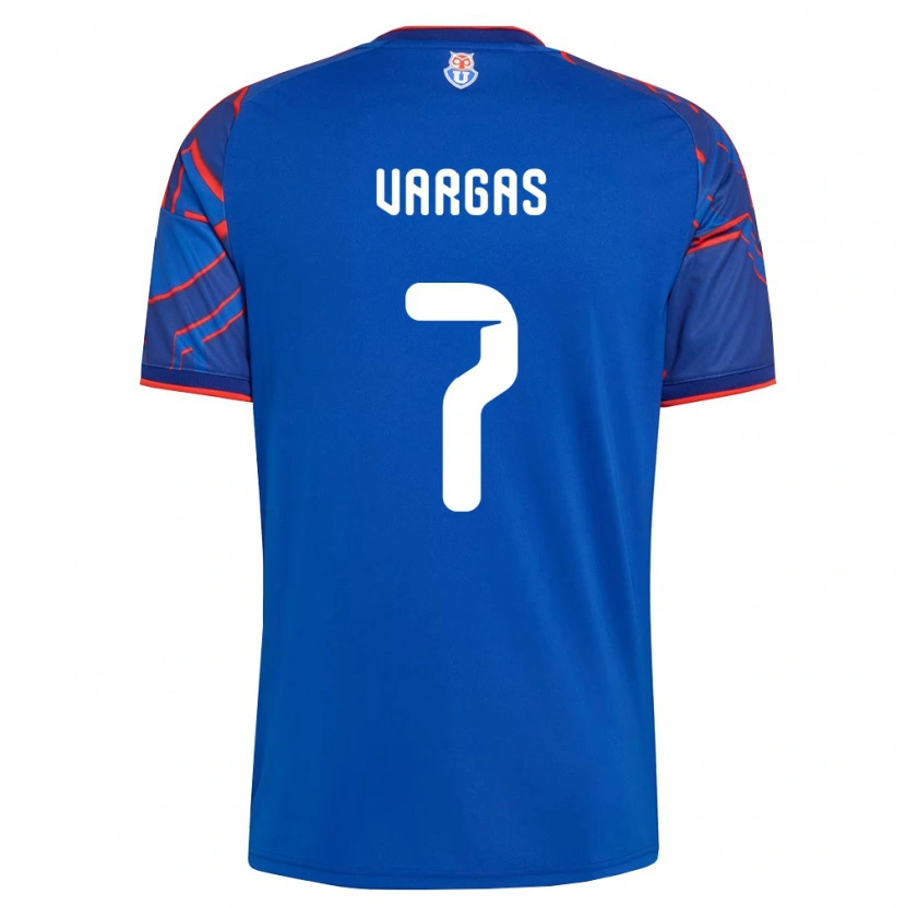 Danxen Mulher Camisola Jeisson Vargas #7 Azul Real Vermelho Principal 2026/27 Camisa Brasil