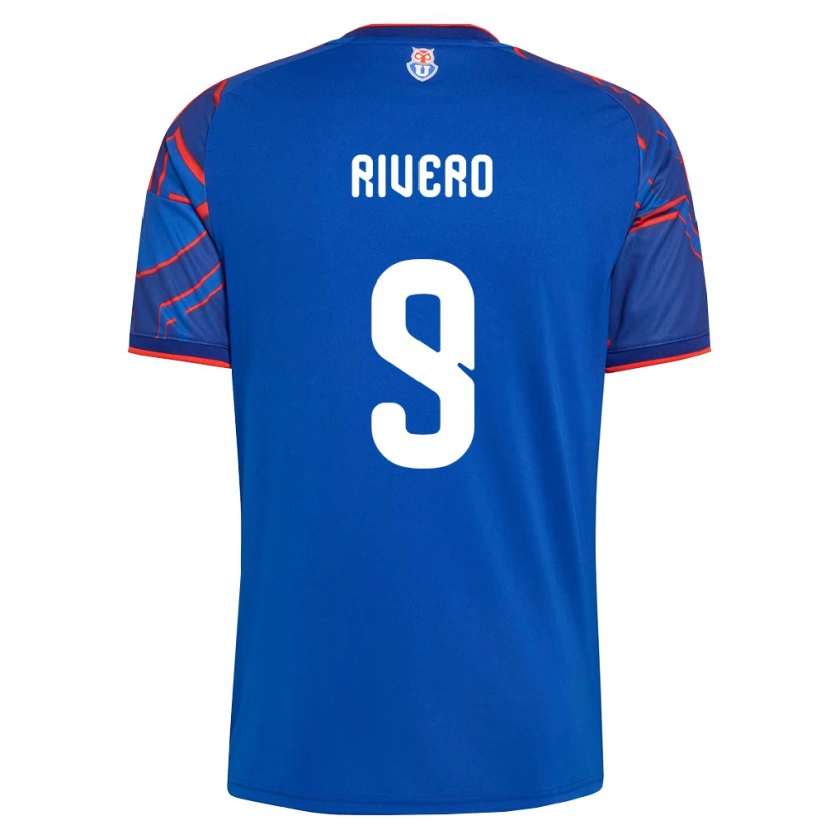 Danxen Mulher Camisola Octavio Rivero #9 Azul Real Vermelho Principal 2026/27 Camisa Brasil