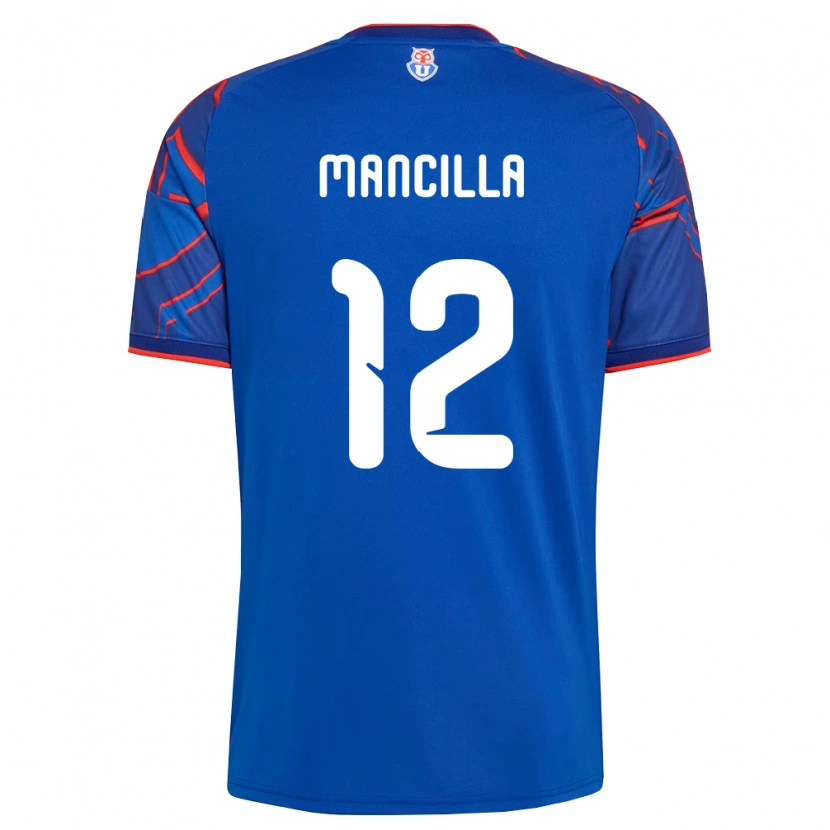 Danxen Mulher Camisola Franco Mancilla #12 Azul Real Vermelho Principal 2026/27 Camisa Brasil