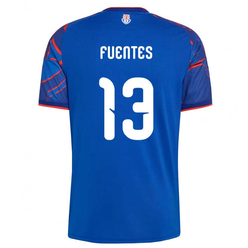Danxen Mulher Camisola Karen Fuentes #13 Azul Real Vermelho Principal 2026/27 Camisa Brasil