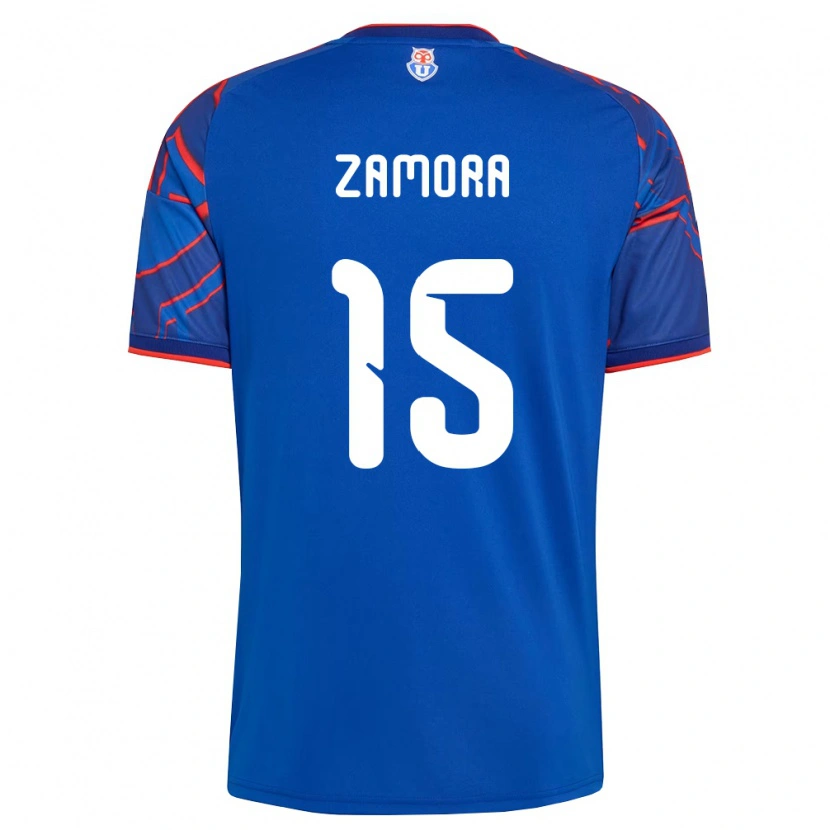 Danxen Mulher Camisola Daniela Zamora #15 Azul Real Vermelho Principal 2026/27 Camisa Brasil