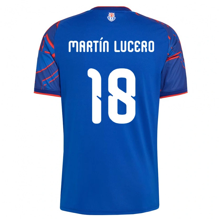 Danxen Mulher Camisola Juan Martín Lucero #18 Azul Real Vermelho Principal 2026/27 Camisa Brasil