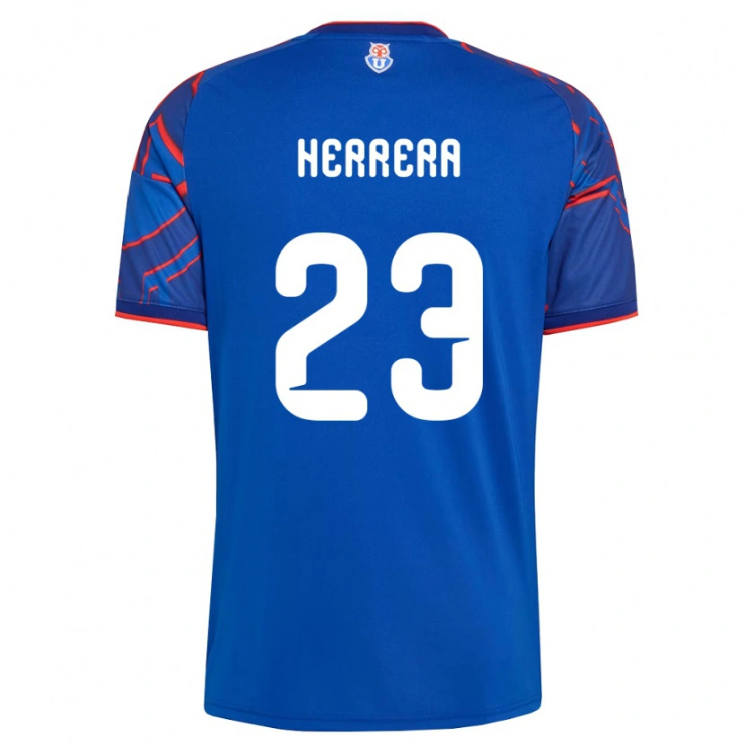 Danxen Mulher Camisola Claudia Herrera #23 Azul Real Vermelho Principal 2026/27 Camisa Brasil