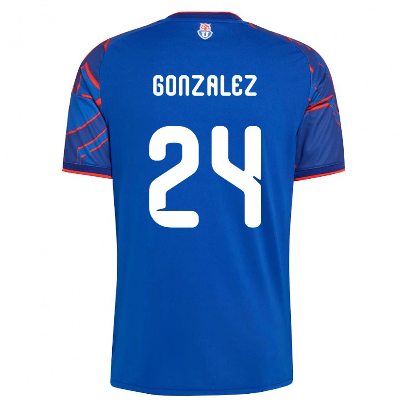 Danxen Mulher Camisola Emma González #24 Azul Real Vermelho Principal 2026/27 Camisa Brasil