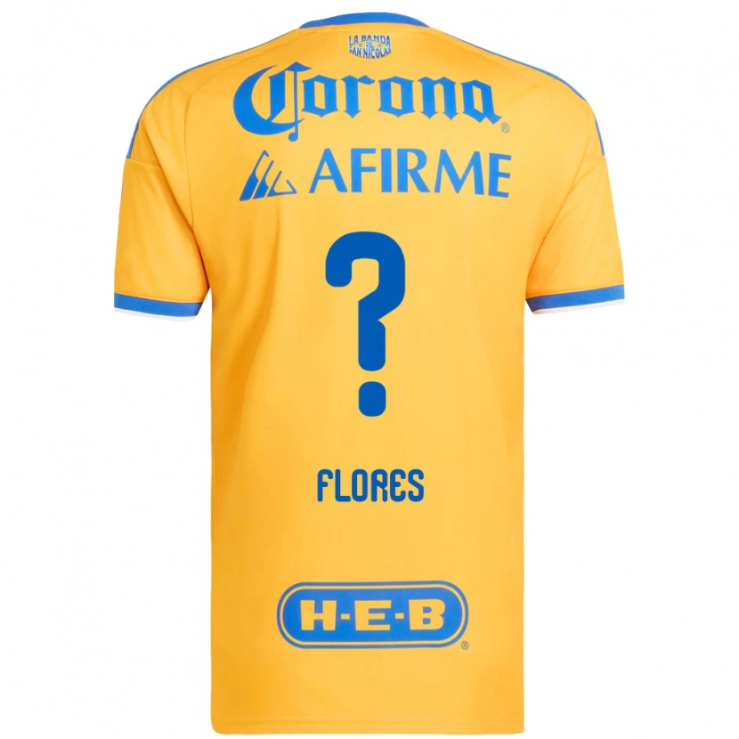 Danxen Mulher Camisola Hernán Flores #0 Amarelo Azul Principal 2026/27 Camisa Brasil