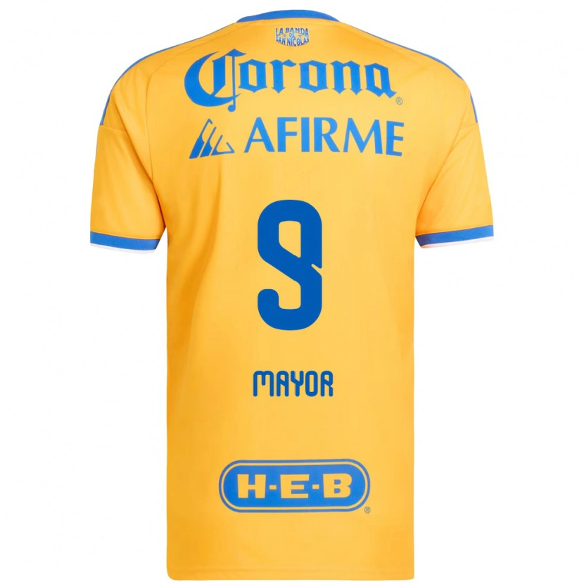 Danxen Mulher Camisola Stephany Mayor #9 Amarelo Azul Principal 2026/27 Camisa Brasil
