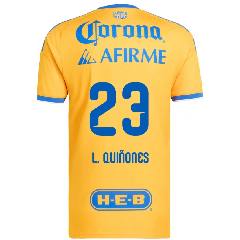 Danxen Mulher Camisola Luis Quinones #23 Amarelo Azul Principal 2026/27 Camisa Brasil