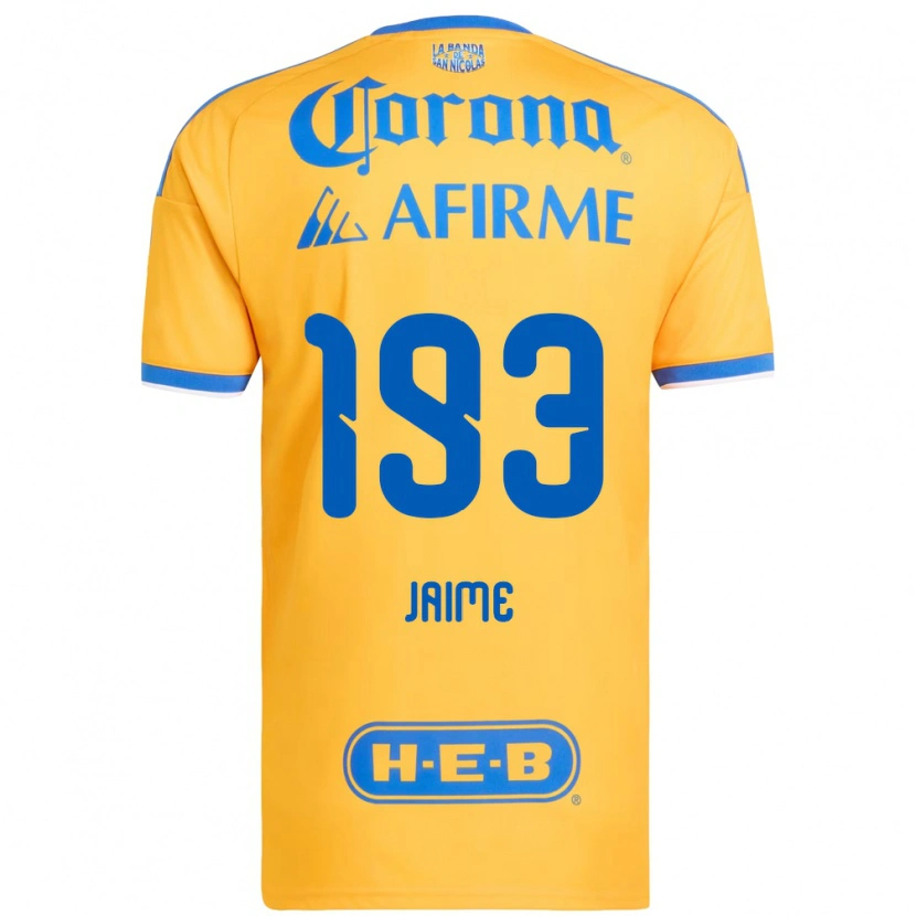 Danxen Mulher Camisola Kenneth Jaime #193 Amarelo Azul Principal 2026/27 Camisa Brasil