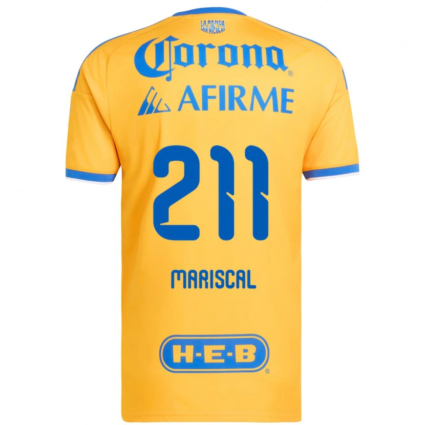 Danxen Mulher Camisola Kevin Mariscal #211 Amarelo Azul Principal 2026/27 Camisa Brasil