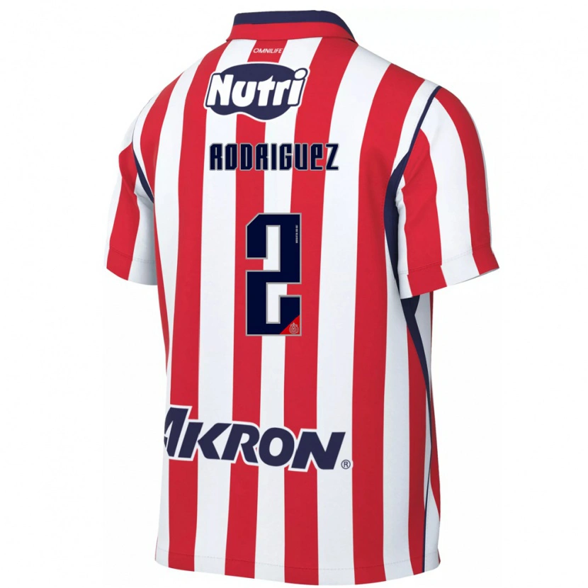 Danxen Mulher Camisola Jaqueline Rodríguez #2 Vermelho Branco Principal 2026/27 Camisa Brasil