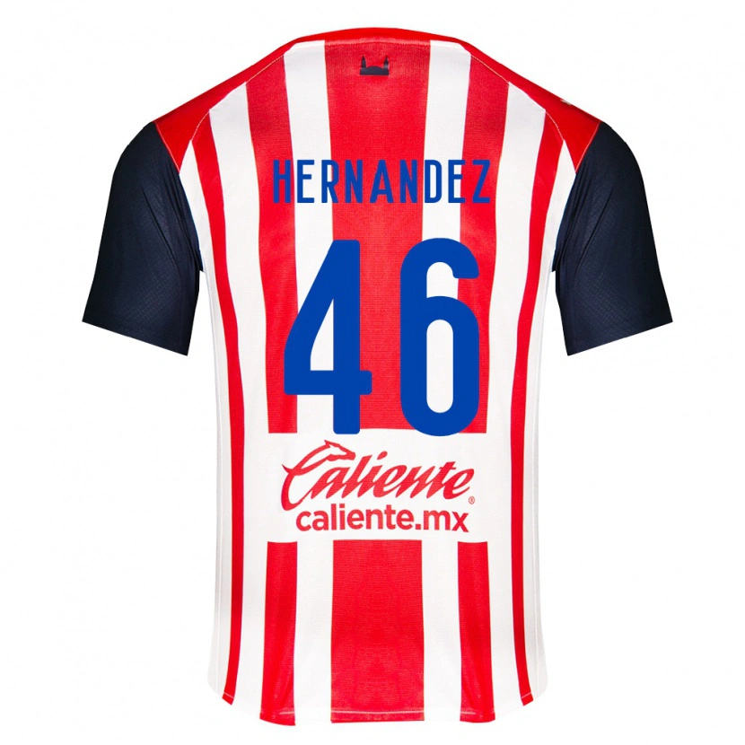 Danxen Mulher Camisola Carlos Hernández #46 Vermelho Preto Branco Principal 2026/27 Camisa Brasil