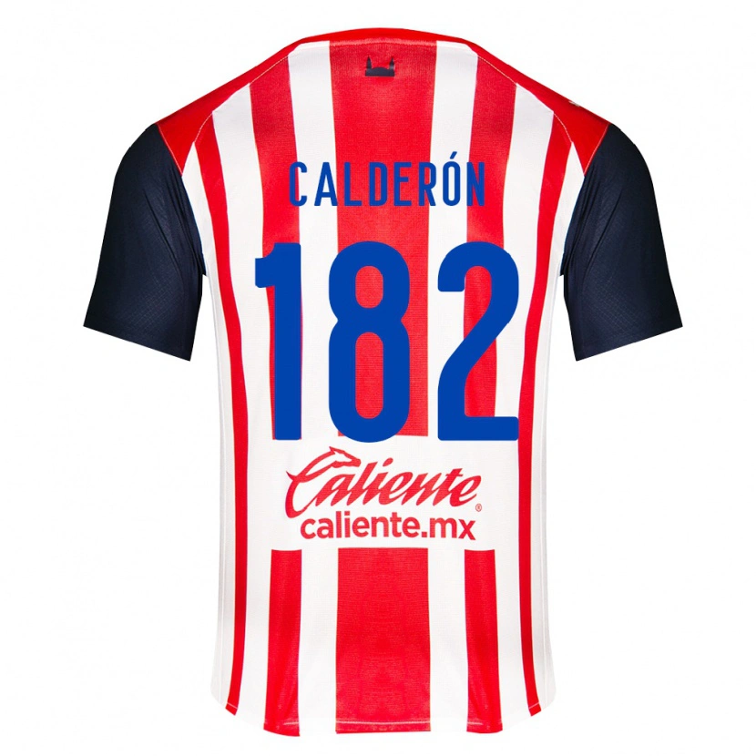 Danxen Mulher Camisola Leonel Calderón #182 Vermelho Preto Branco Principal 2026/27 Camisa Brasil