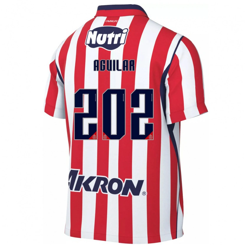 Danxen Mulher Camisola Erick Aguilar #202 Vermelho Branco Principal 2026/27 Camisa Brasil
