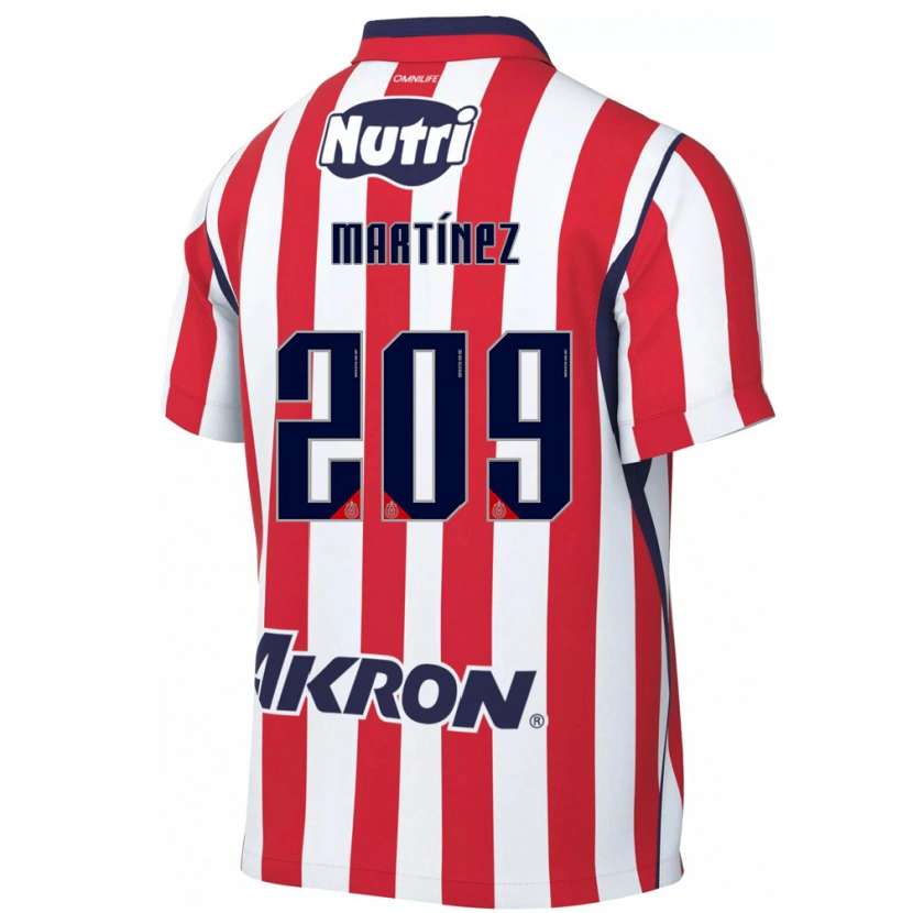 Danxen Mulher Camisola Iván Martínez #209 Vermelho Branco Principal 2026/27 Camisa Brasil