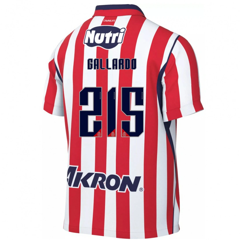 Danxen Mulher Camisola Jonathan Gallardo #215 Vermelho Branco Principal 2026/27 Camisa Brasil