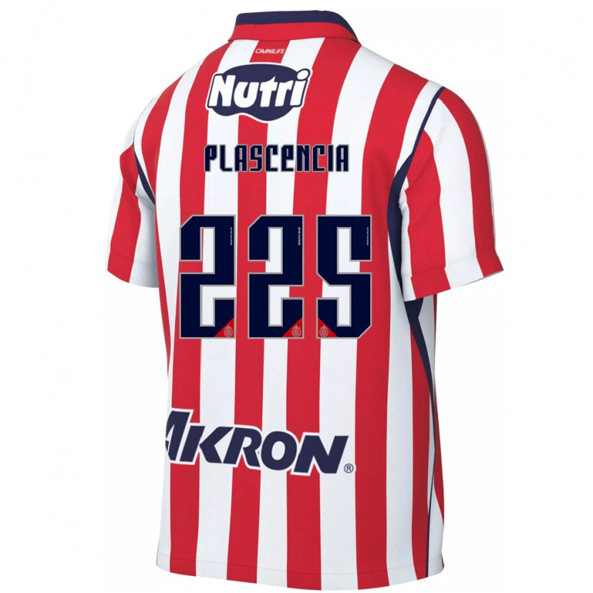 Danxen Mulher Camisola Osvaldo Plascencia #225 Vermelho Branco Principal 2026/27 Camisa Brasil