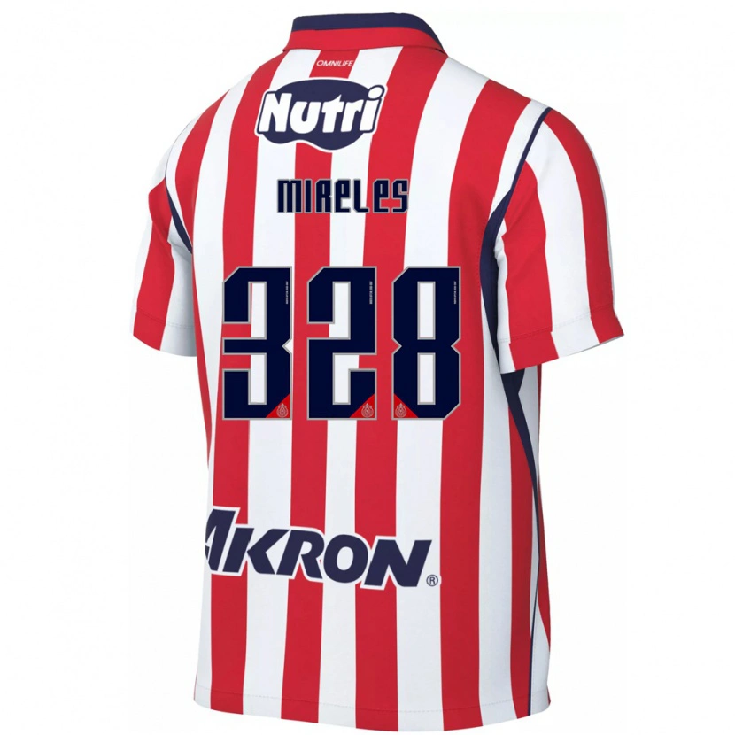 Danxen Mulher Camisola Ricardo Mireles #328 Vermelho Branco Principal 2026/27 Camisa Brasil