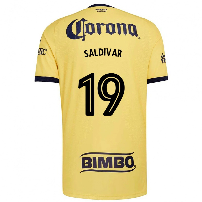 Danxen Mulher Camisola Montserrat Saldivar #19 Amarelo Vermelho Preto Principal 2026/27 Camisa Brasil