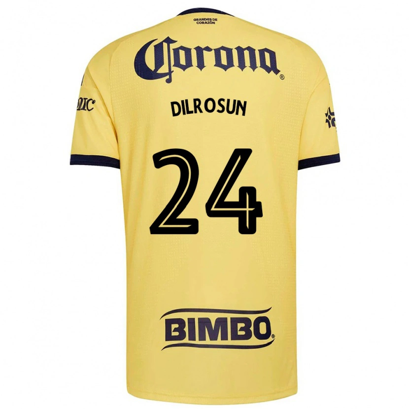 Danxen Mulher Camisola Javairo Dilrosun #24 Amarelo Vermelho Preto Principal 2026/27 Camisa Brasil