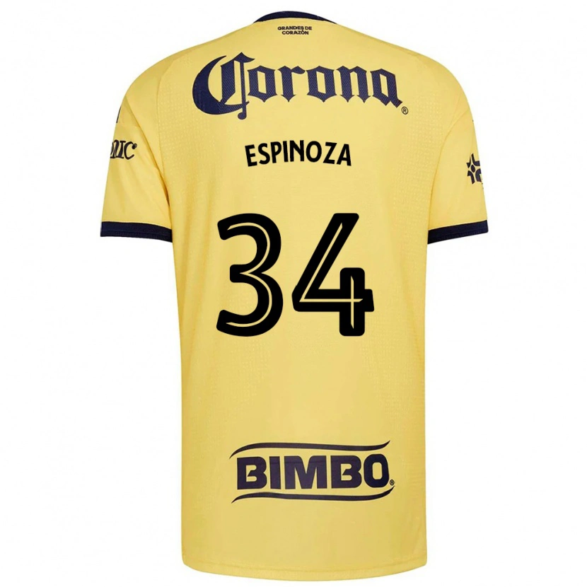 Danxen Mulher Camisola Dagoberto Espinoza #34 Amarelo Vermelho Preto Principal 2026/27 Camisa Brasil