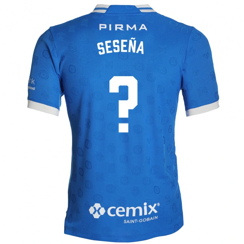 Danxen Mulher Camisola Miguel Seseña #0 Azul Branco Vermelho Principal 2026/27 Camisa Brasil