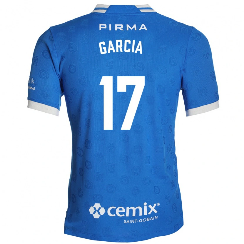 Danxen Mulher Camisola Amaury García #17 Azul Branco Vermelho Principal 2026/27 Camisa Brasil