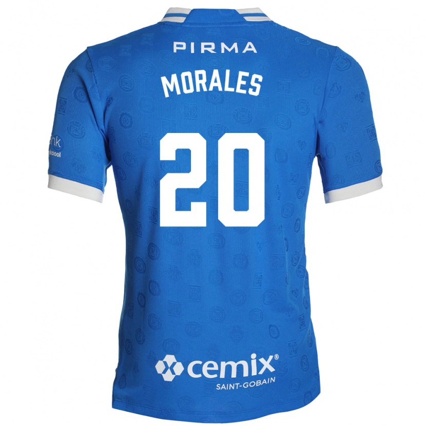 Danxen Mulher Camisola Ivan Morales #20 Azul Branco Vermelho Principal 2026/27 Camisa Brasil