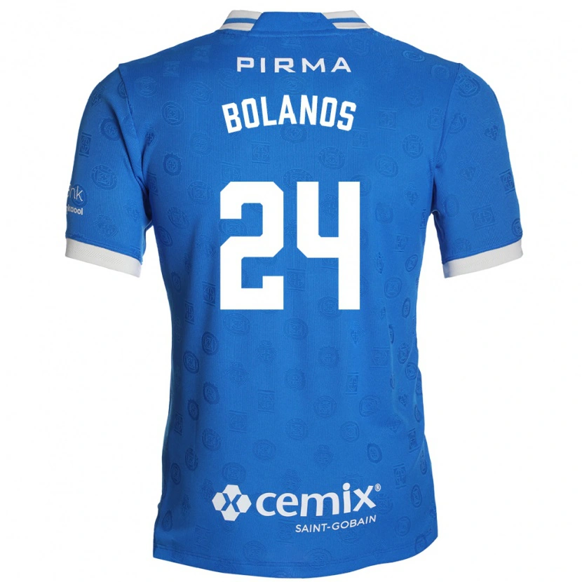 Danxen Mulher Camisola Jatziry Bolanos #24 Azul Branco Vermelho Principal 2026/27 Camisa Brasil